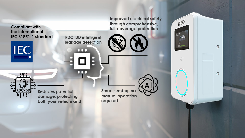 มี RDC-DD ในตัว เพิ่มความมั่นใจในความปลอดภัยในการใช้งาน