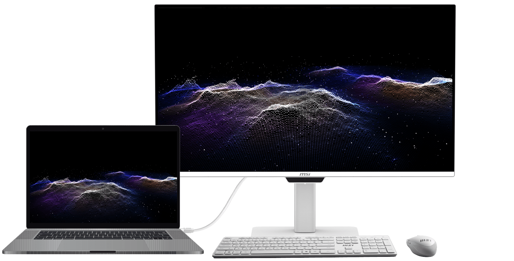 MSI monitor base display