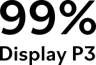 99% Display P3