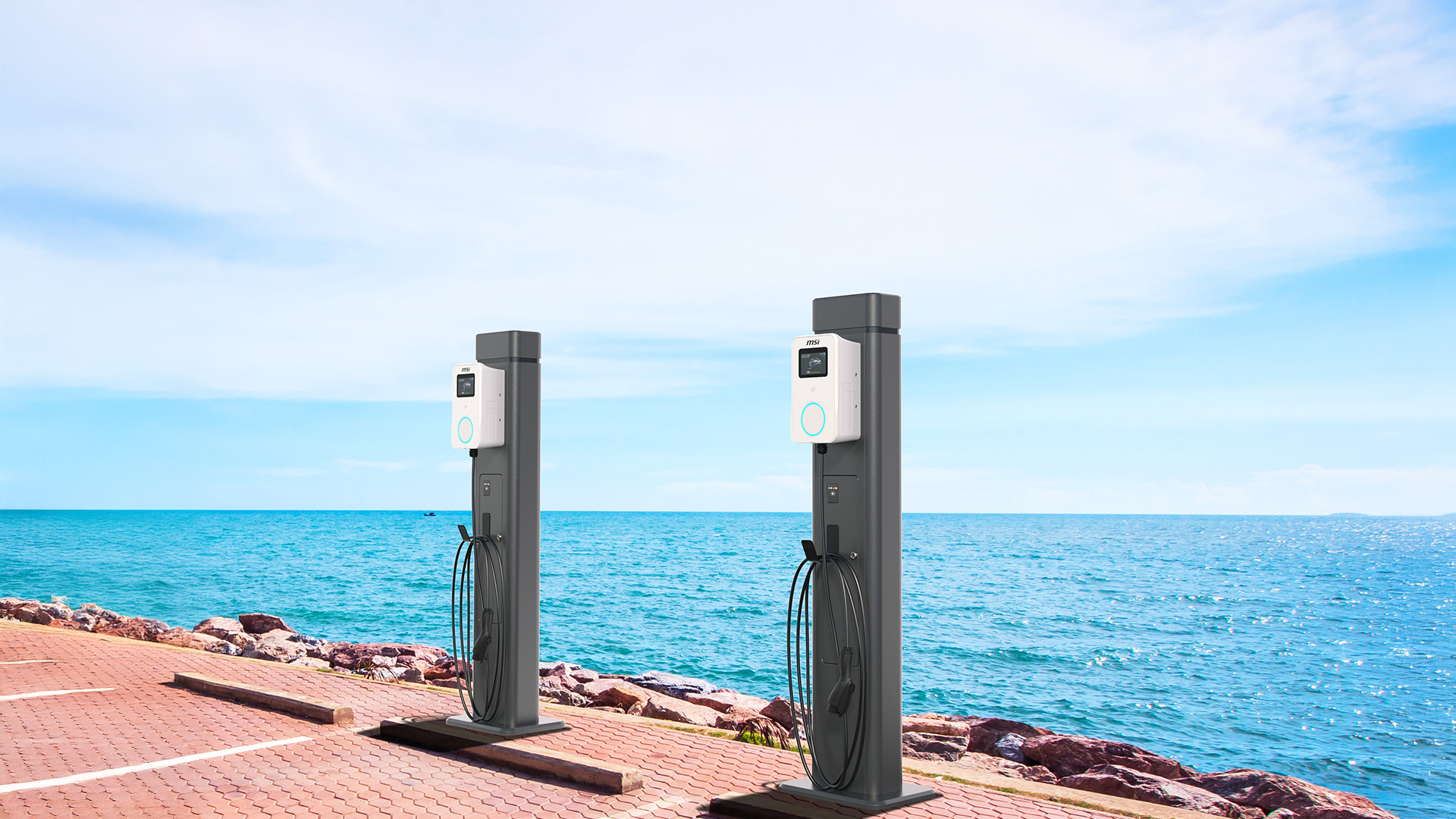 MSI Eco EV charger with superior corrosion resistance certification