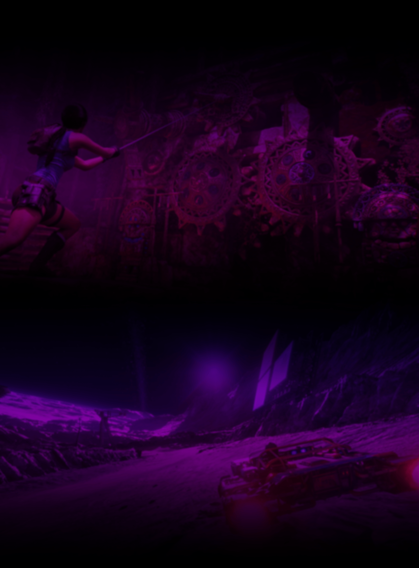 Game titles section background