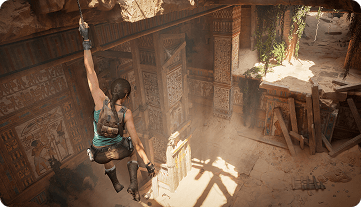 Tomb Raider: Legacy of Atlantis key art featuring Lara Croft