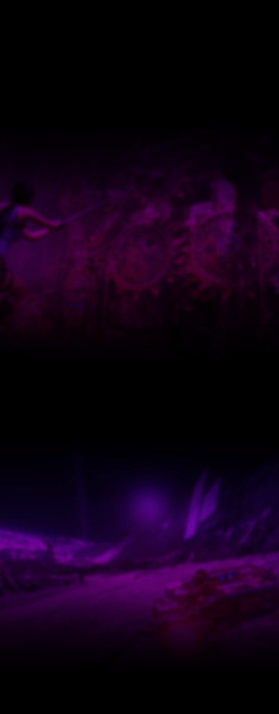 Game titles section background
