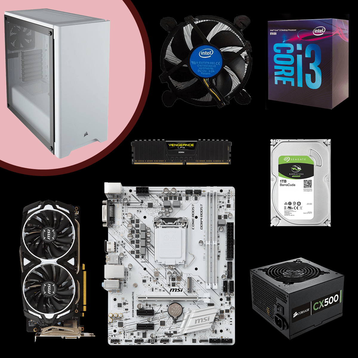 Pc Build List Of Parts at Juanita Stone blog