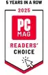 MSI won the 2025 PCMag Readers' Choice Award: Best Laptop Brand Mark