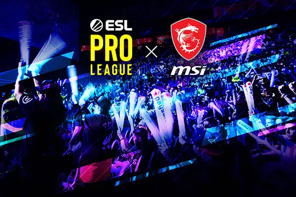 MSI as the Official Partner of ESL Pro League: Defining the competitive standard with elite monitors and high-end hardware.
