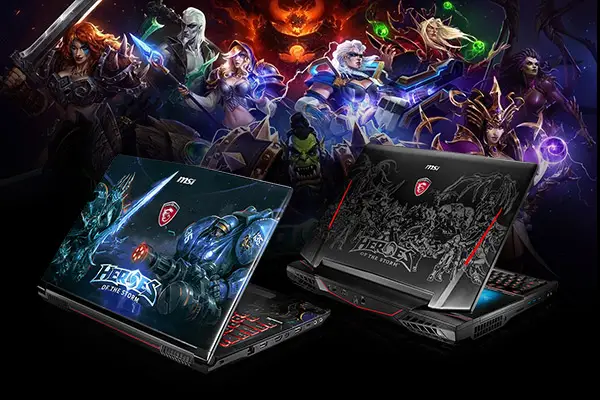 MSI x Heroes of the Storm: Limited Edition Laptop Display
