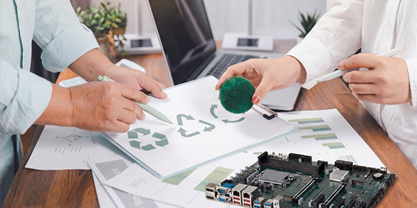MSI 資源全循環實踐：支持電子產品資源化應用與回收機制，提升廢棄硬體循環率，邁向零廢棄物與循環經濟目標。