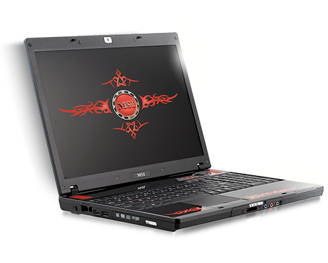 The GX600, MSI's first overclockable gaming laptop released in 2007