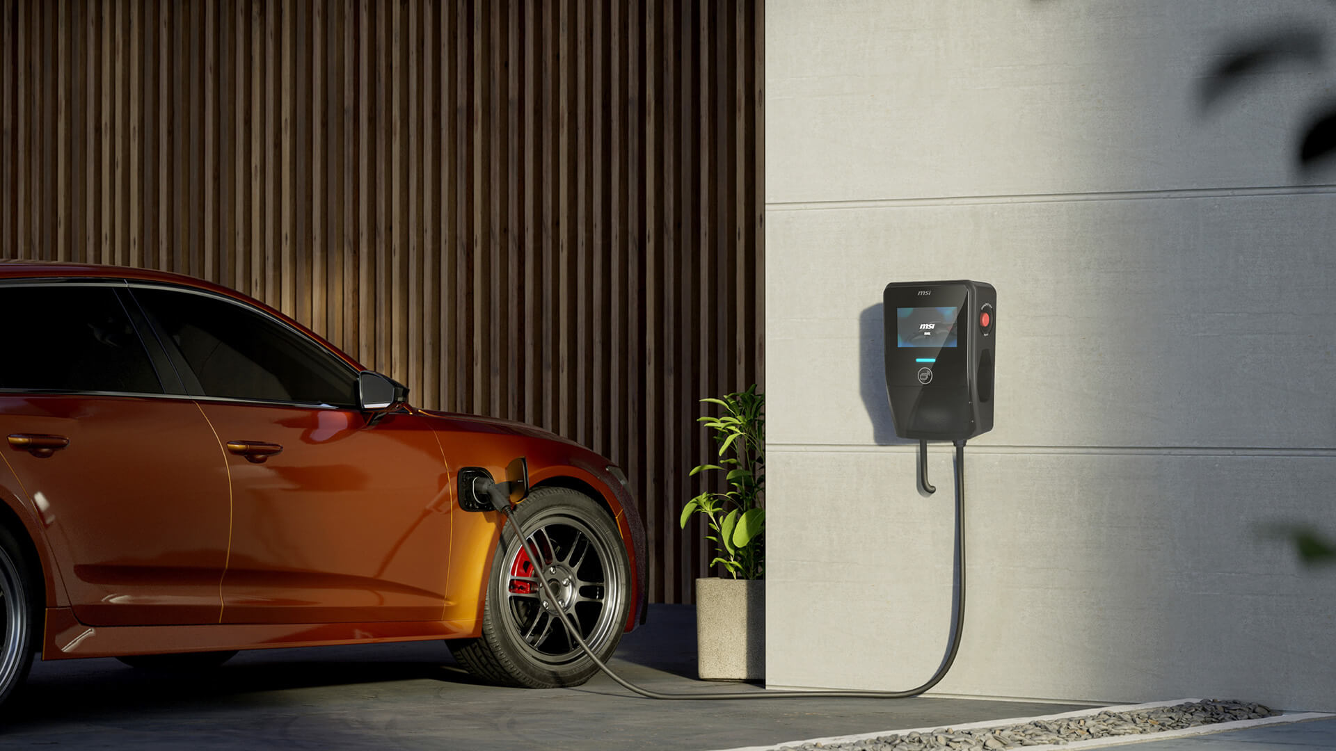 Reliable Residential EV Charger by MSI - Safe, Smart, Connected