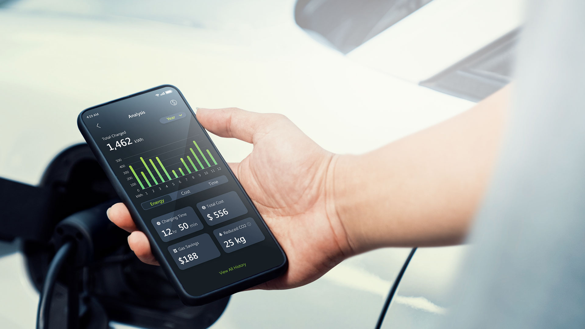 MSI aConnect App for Real-Time EV Charging Data