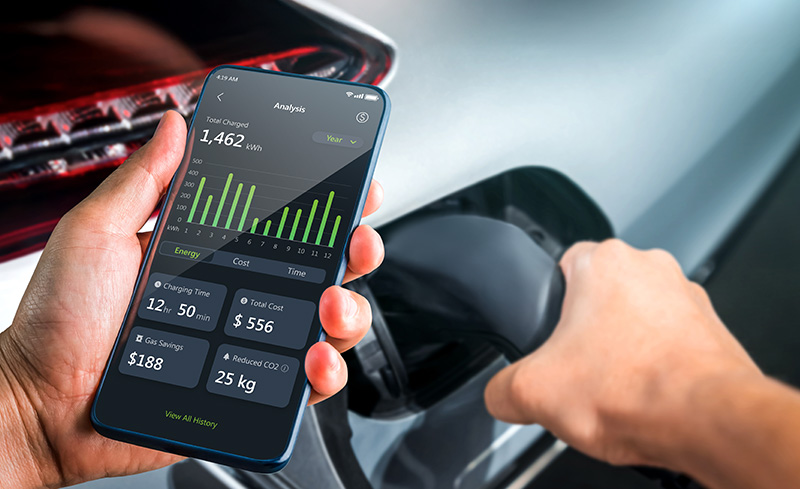 Monitor charging from anywhere with aConnect