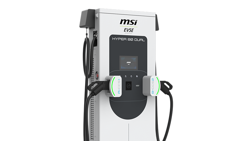 Hyper 80 Dual 80kW DC fast charging station