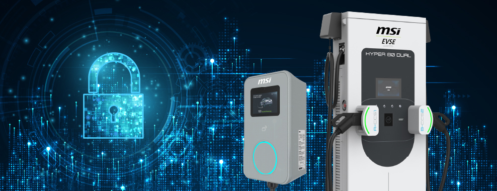 MSI EV-Ladegeräte mit integriertem Datenschutz