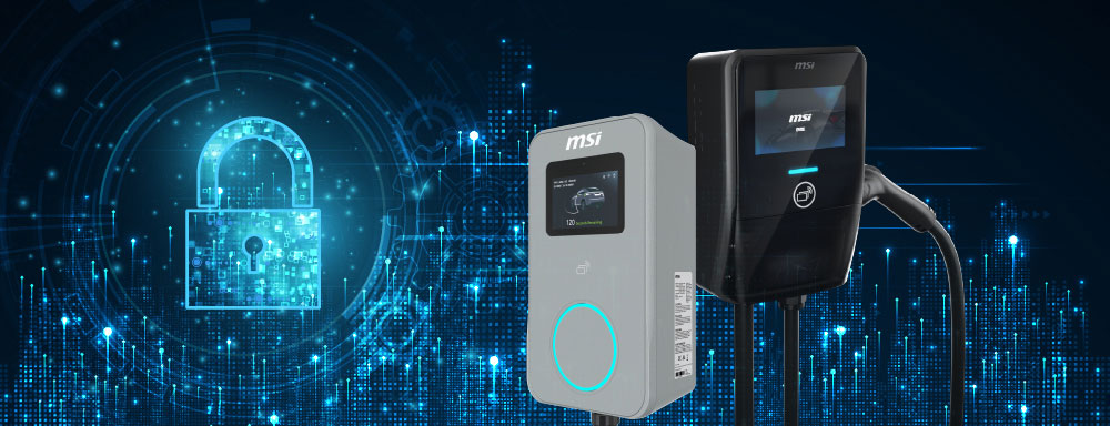 MSI EV charging stations protect your data and privacy.