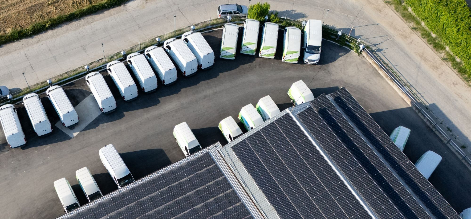 Fleet driver preparing to plug in at an MSI charger for a quick turnaround.