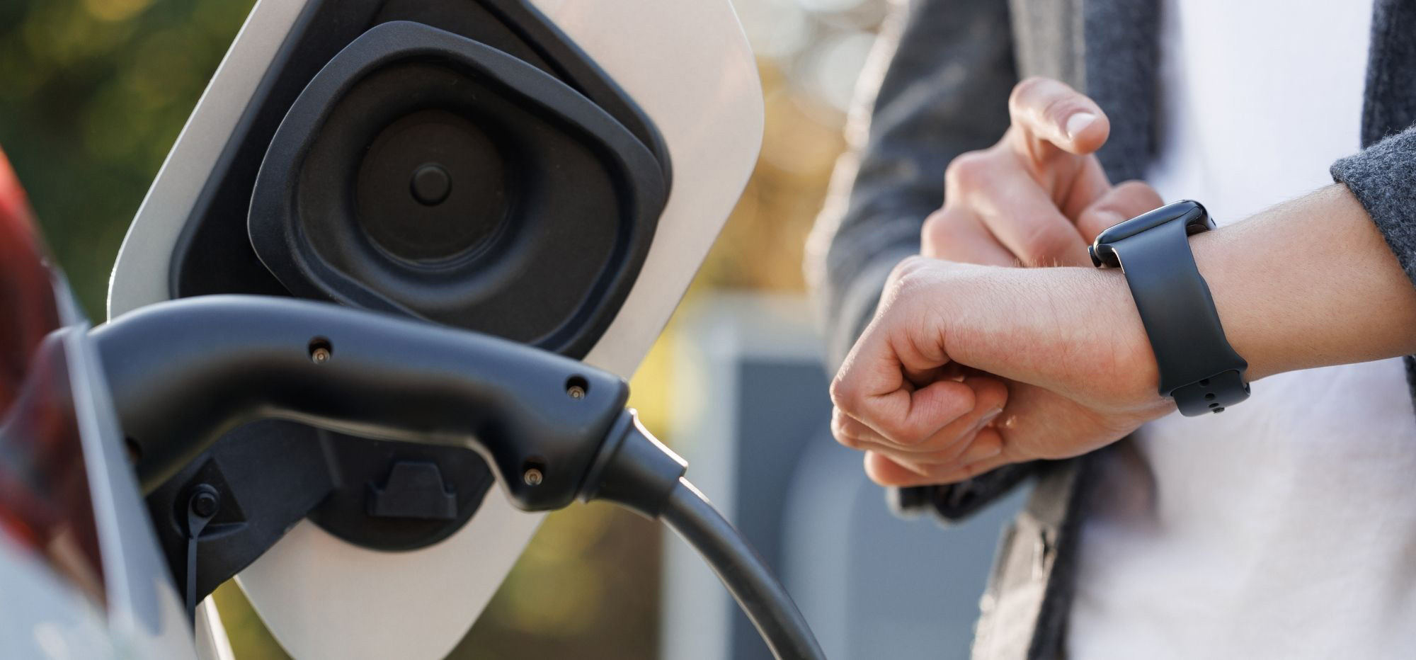Chargers across a large parking area ready for efficient turnaround.