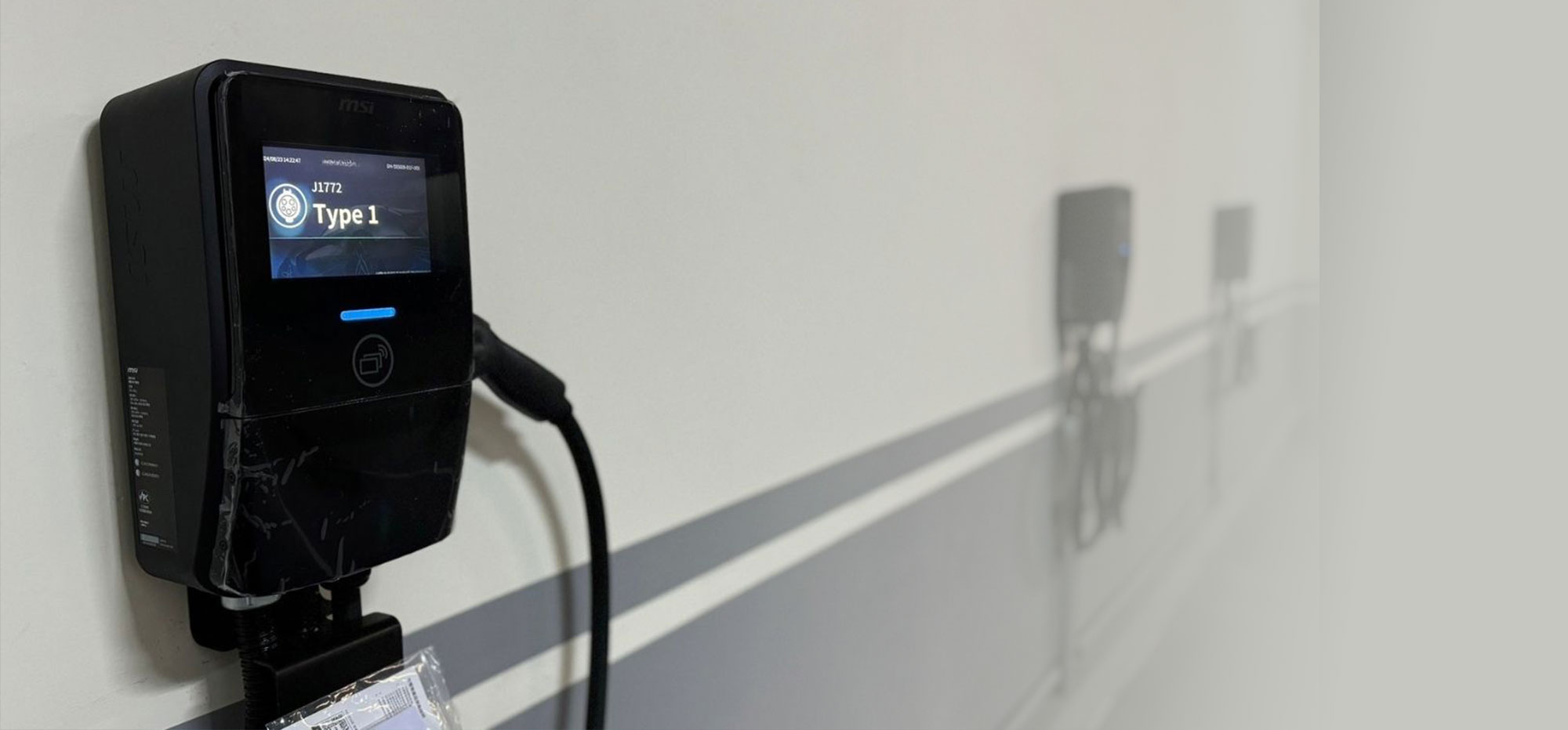 One of many EV sites managed with remote management through MSI eConnect