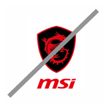 msi logo error example - Do not alter the color