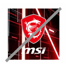 msi logo error example - Do not place the logo on a complicated background