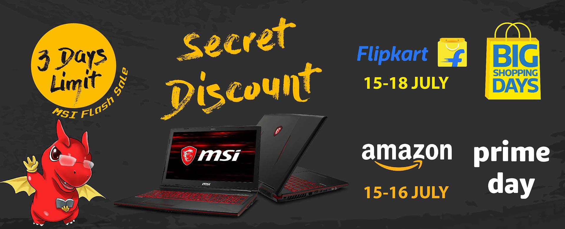 sale with secret disount in 3 days