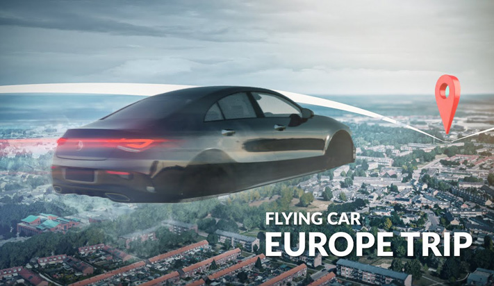 FLYING My Car Around Europe - Ultimate VFX Road Trip
