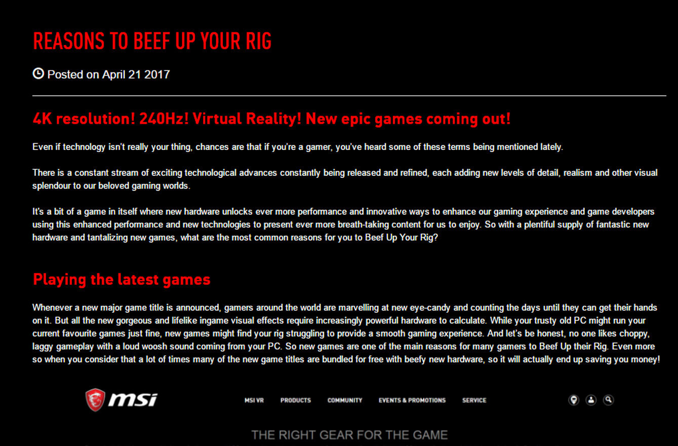 Reason To Beef Up Your Rig