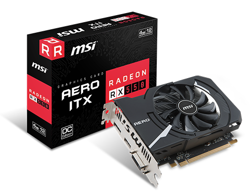 MSI RX 550 SERIES