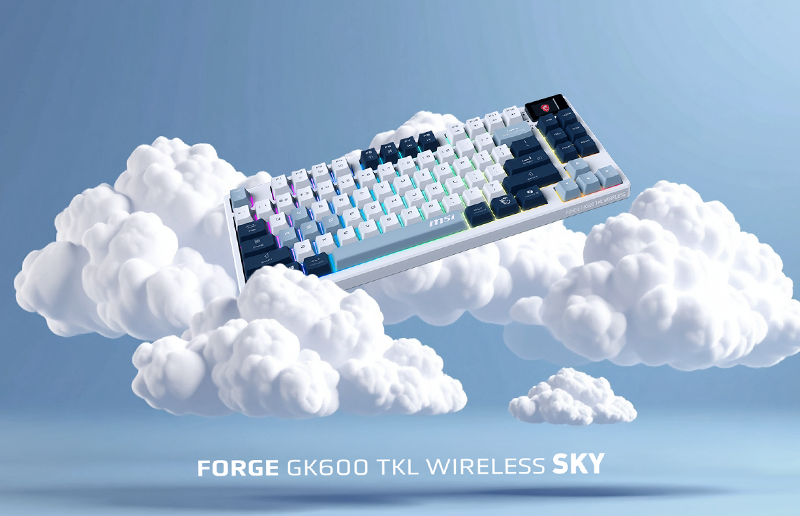 Clavier Forge GK600 TKL Wireless SKY : un clavier tenkeyless qui offre tout, voire plus, à moins de 90 euros
