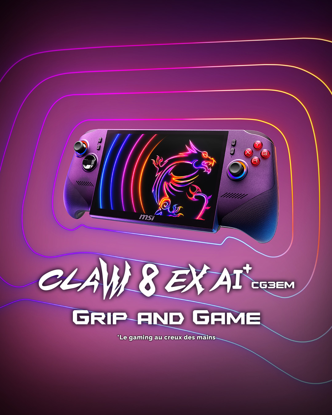 Claw 8 EX AI+ CG3EM - Le gaming au creux des mains