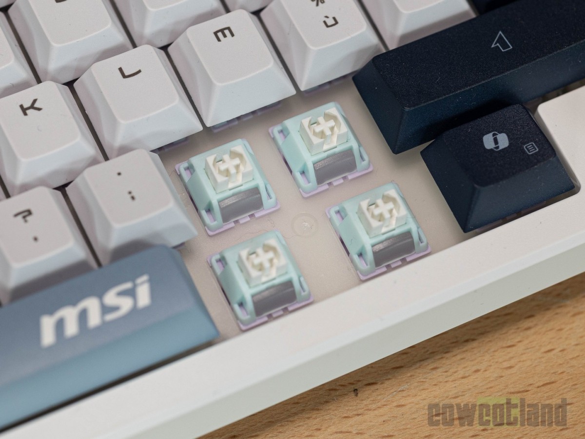 gk600 switches swappables à chaud