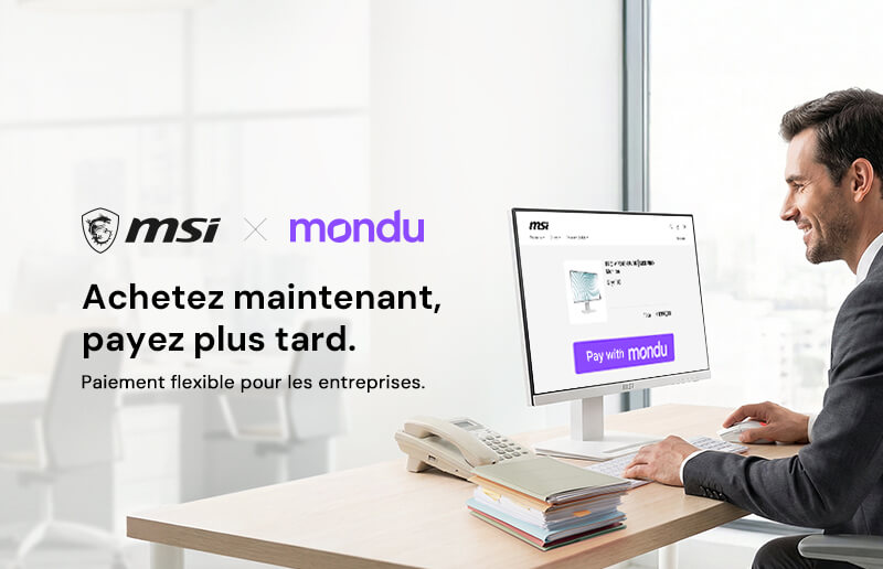 MSI et Mondu s’associent pour transformer les achats B2B grâce à des solutions flexibles de type « Achetez maintenant, payez plus tard »