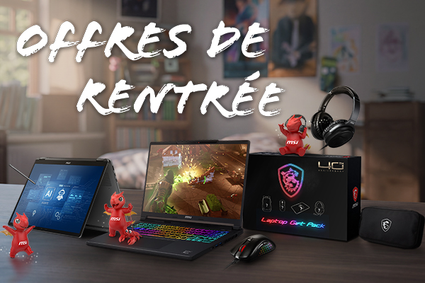 Offres Spéciales MSI PC Portables