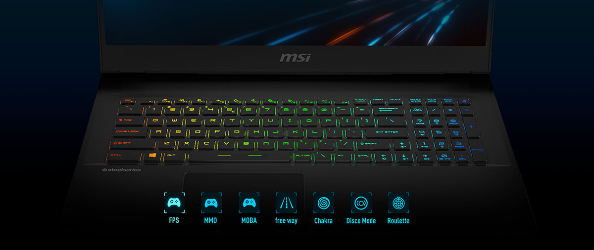 GP76 PER KEY RGB MYSTIC LIGHT