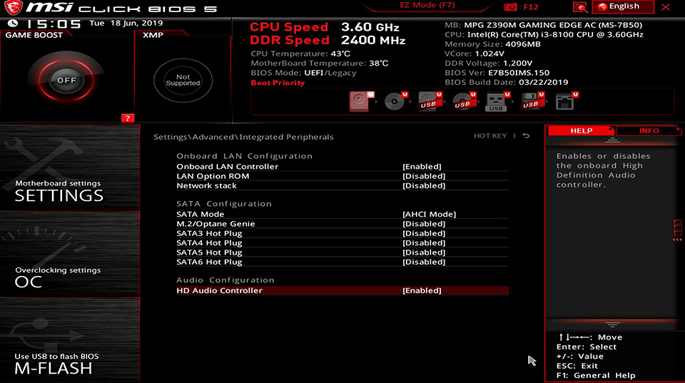 realtek high definition audio control panel