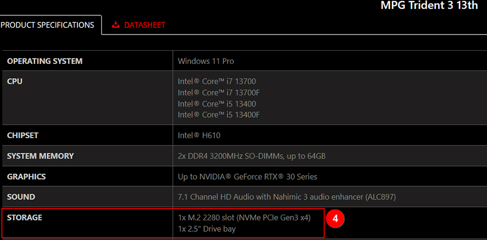 msi HDD and SSD compatibility