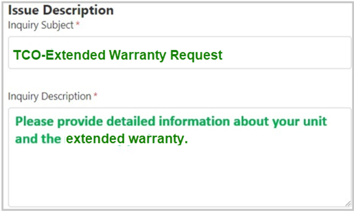 Product Service Policy