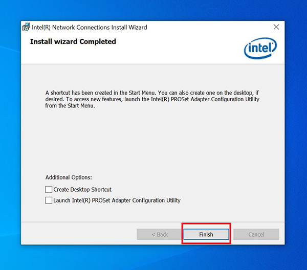 download intel r network connections drivers