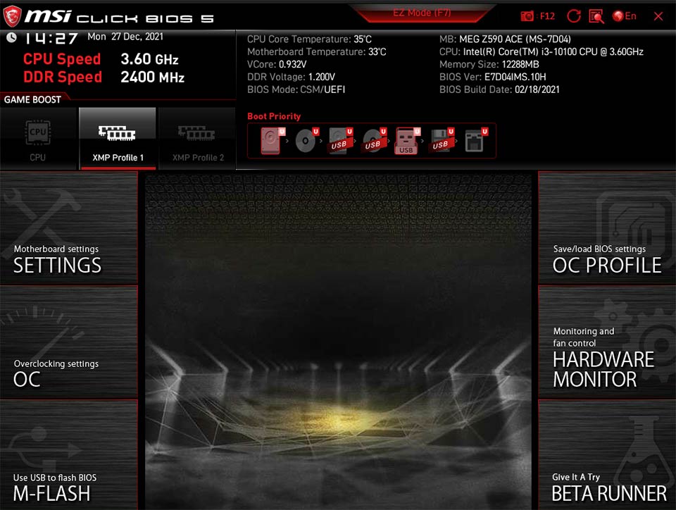 BIOS Sleep Hibernate