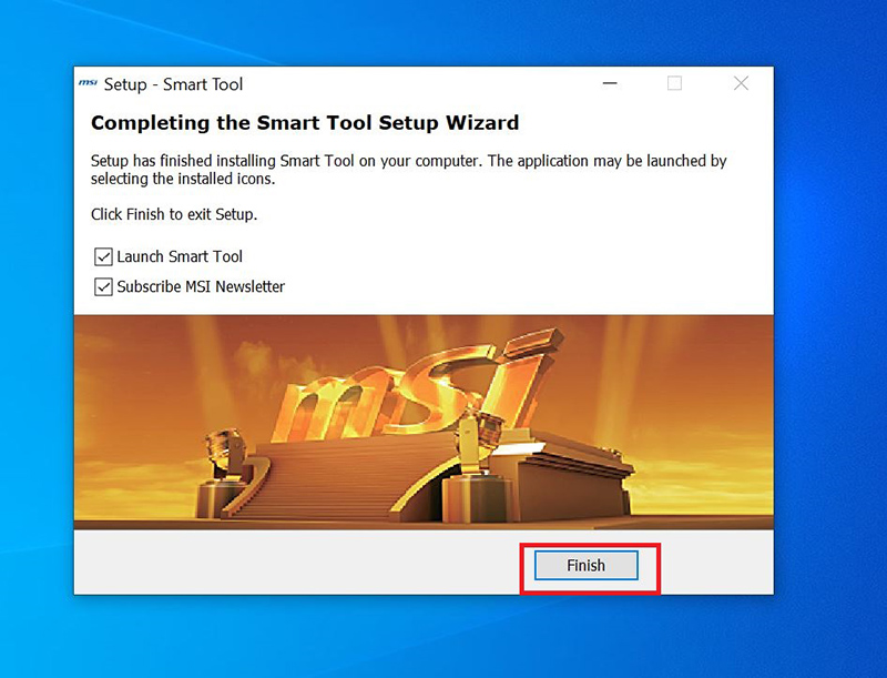 msi windows 10 smart tool