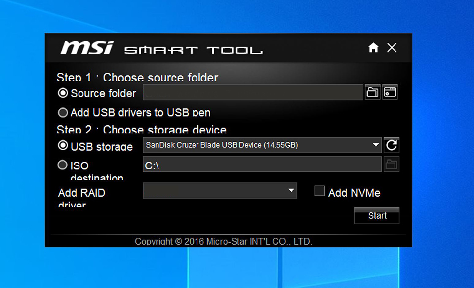 Установка виндовс мси. MSI Smart Tool.