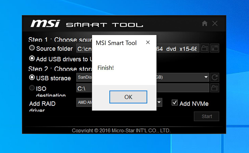 msi smart tool windows 7 z270