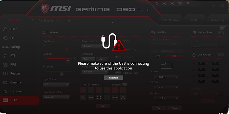 Msi osd. MSI Gaming OSD. Настройка монитора MSI.