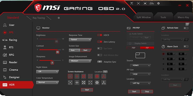 gaming osd 12