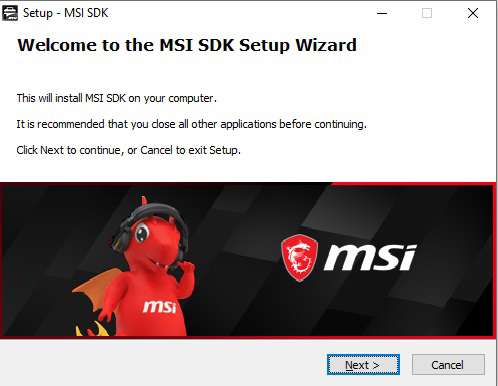 msi dragon center please wait patiently for load modules