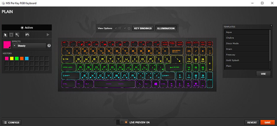 kb steelseries 18