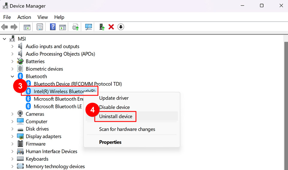 Bluetooth Function Abnormalities