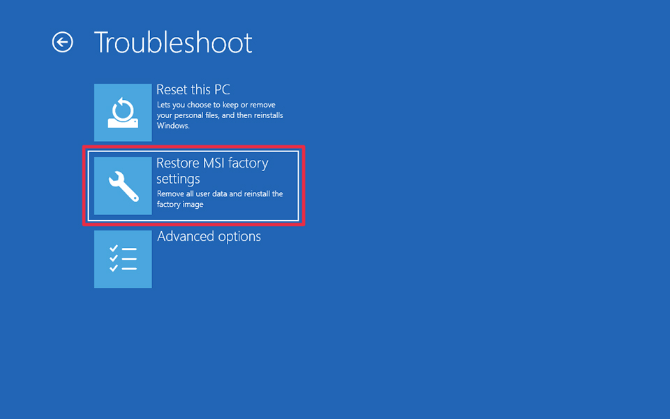 [Notebook] How to restore the default factory system through F3 Recovery?