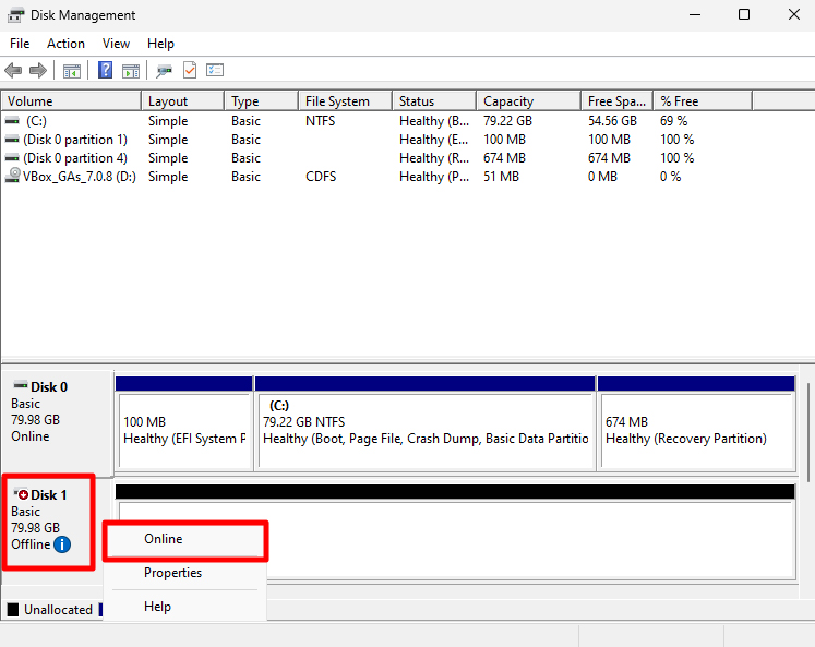 OS Storage Detection