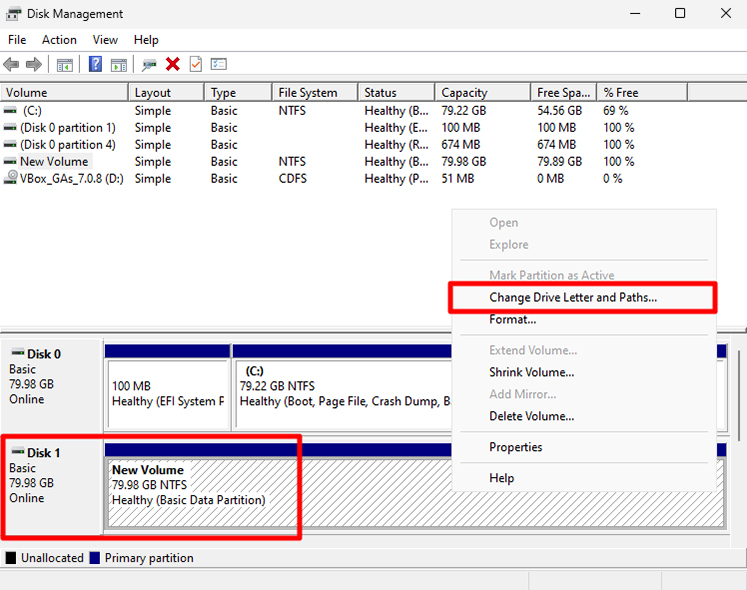 OS Storage Detection